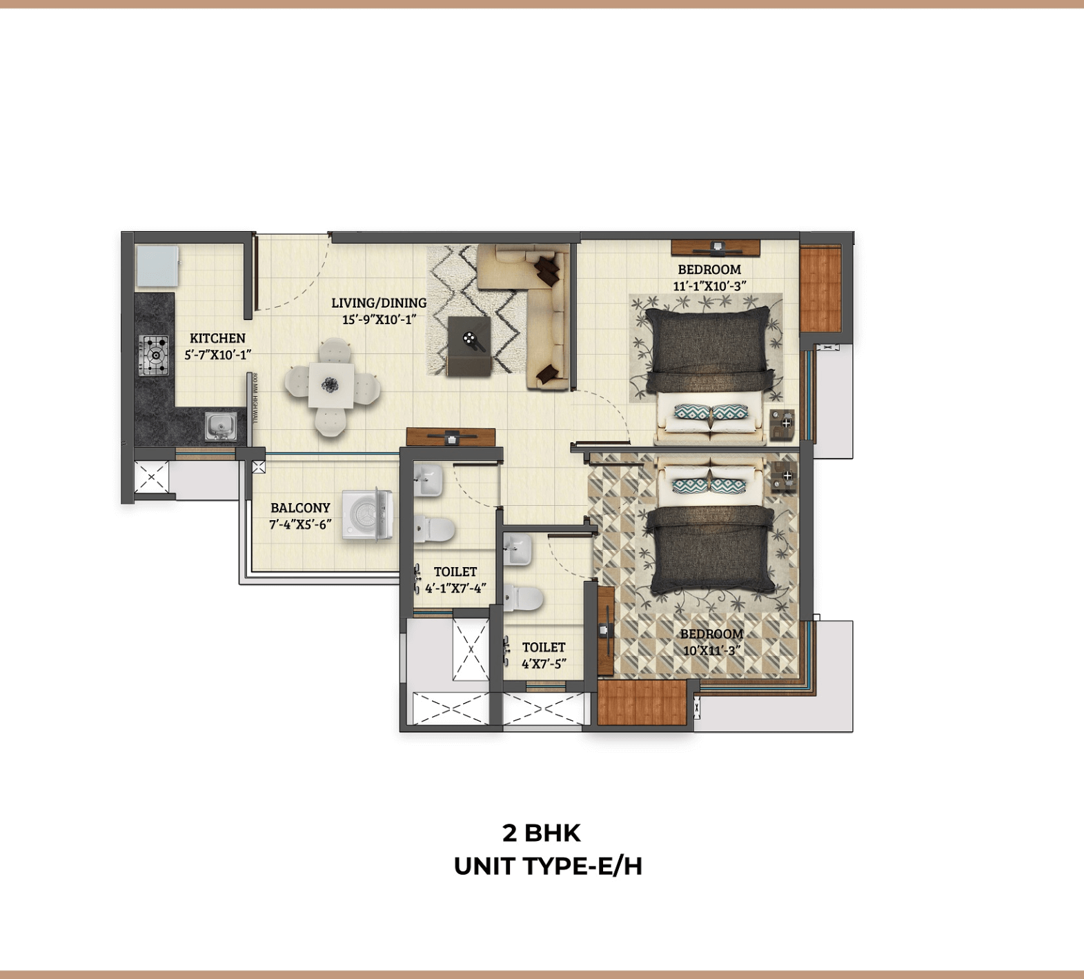 2bhk-e-Sangam